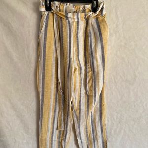 Yellow summer pants